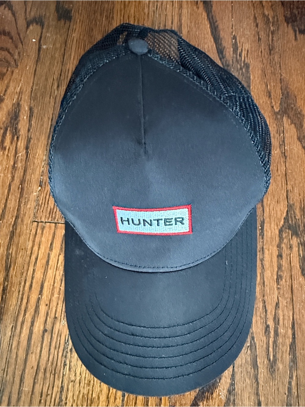 NWOT Hunter Original Black Trucker Hat | Mesh Snapback Cap